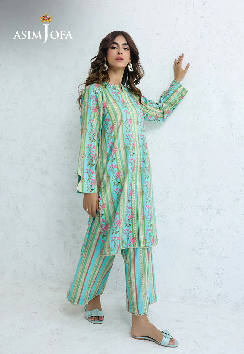 Daily Pret By Asim Jofa Stitched 2 Piece Cambric Suit-AJPB-204 - Image 3