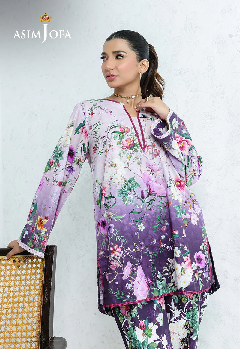 Daily Pret By Asim Jofa Stitched 2 Piece Cambric Suit-AJPB-212 - Image 4
