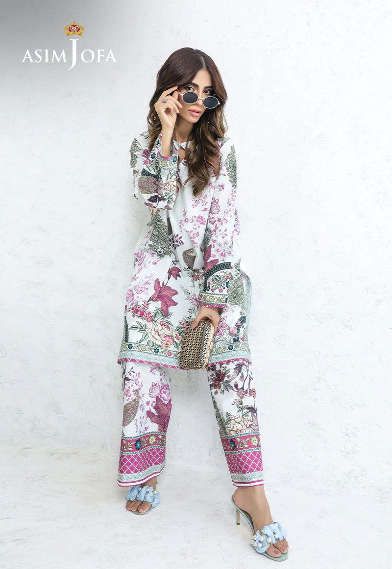 Daily Pret By Asim Jofa Stitched 2 Piece Cambric Suit-AJPB-216 - Image 4