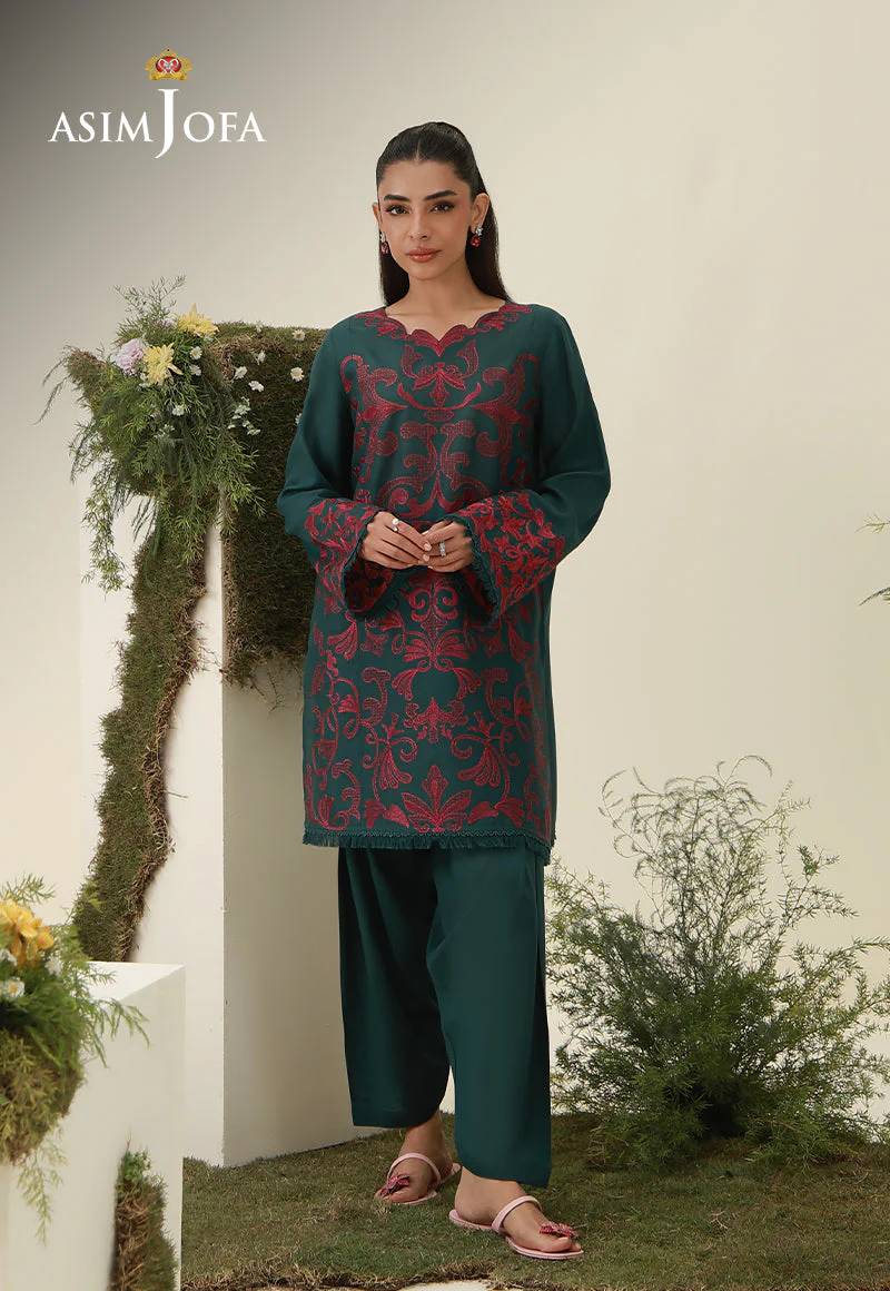 Asim Jofa Stitched 2 Piece Eid Pret Edit 1 Suit-AJPB-266 - Image 2