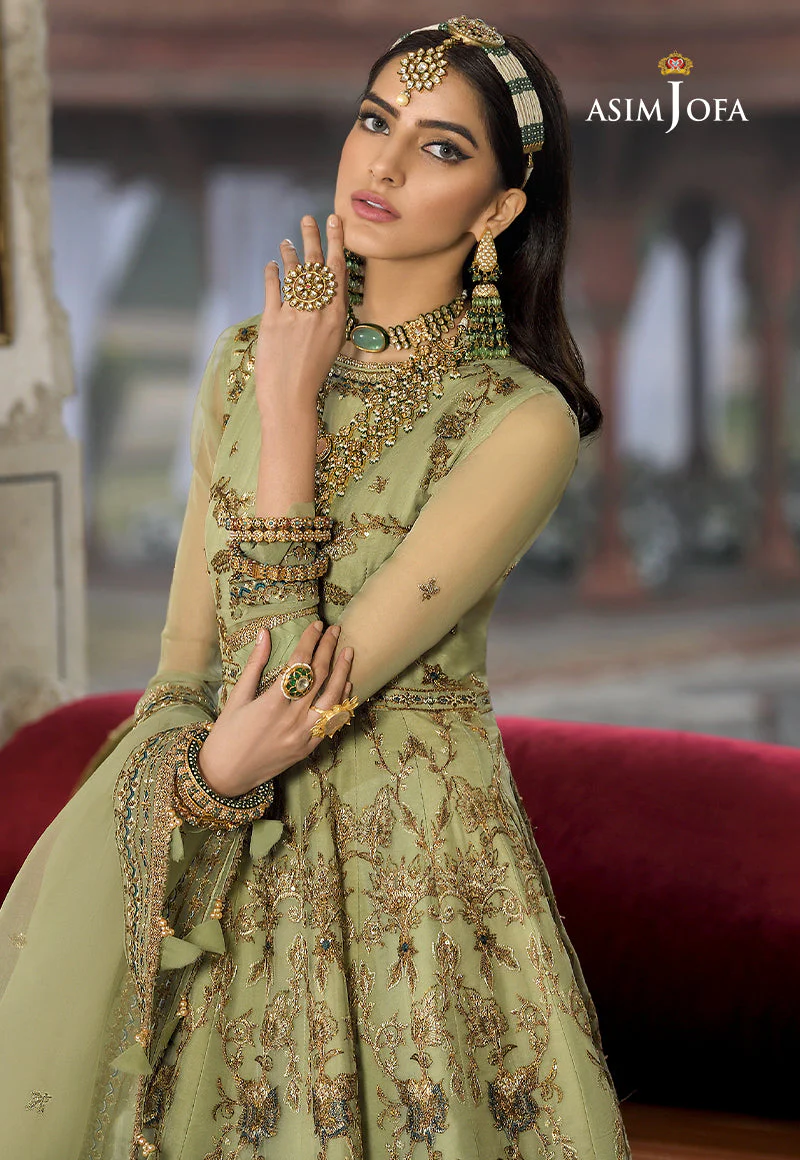 Asim Jofa Rasm Ajr-03 Embroidered Organza 3 Pcs - Image 3