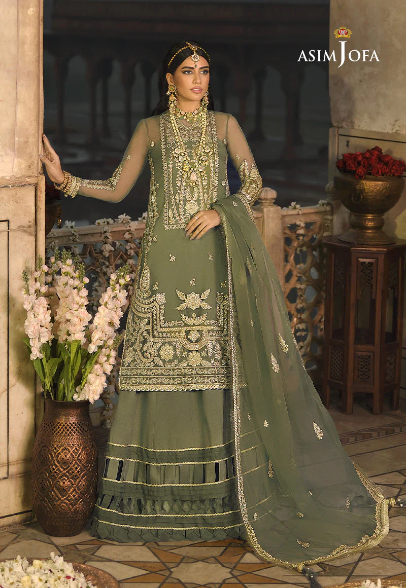 Asim Jofa Rasm Ajr-05 Embroidered Organza 3 Pcs