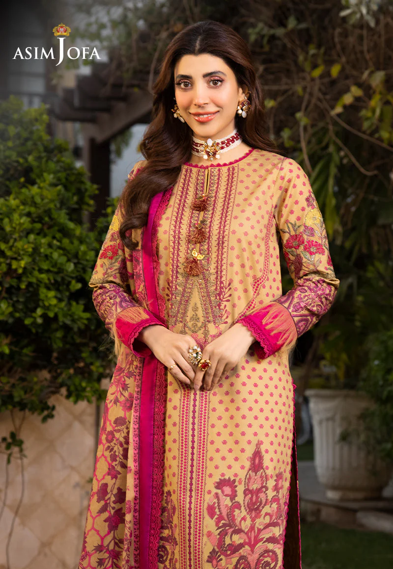 Asim Jofa Designers Limited Edition Ajsd-31 Embroidered Stitched 3 Pcs - Image 5