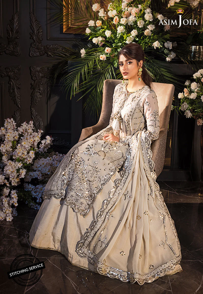 Asim Jofa Festive Jashn/ Jaan e Adaa sajal edit Ajse-04 Embroidered Chiffon 3 Pcs - Image 6