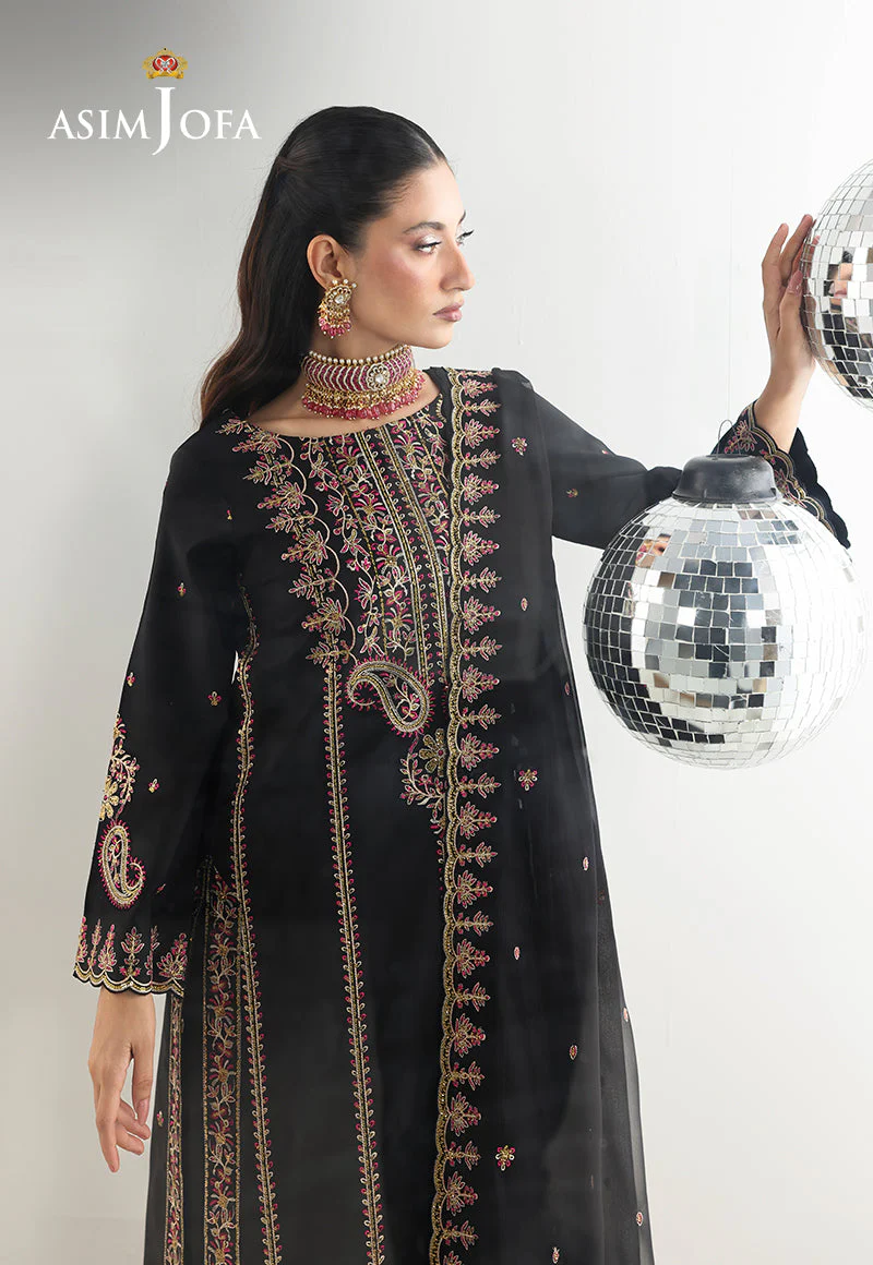 En Vogue By Asim Jofa Unstitched 3 Piece Formals Collection-AJUEV-03 - Image 6