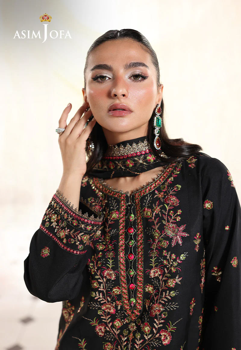 En Vogue By Asim Jofa Unstitched 3 Piece Formals Collection-AJUEV-14 - Image 3