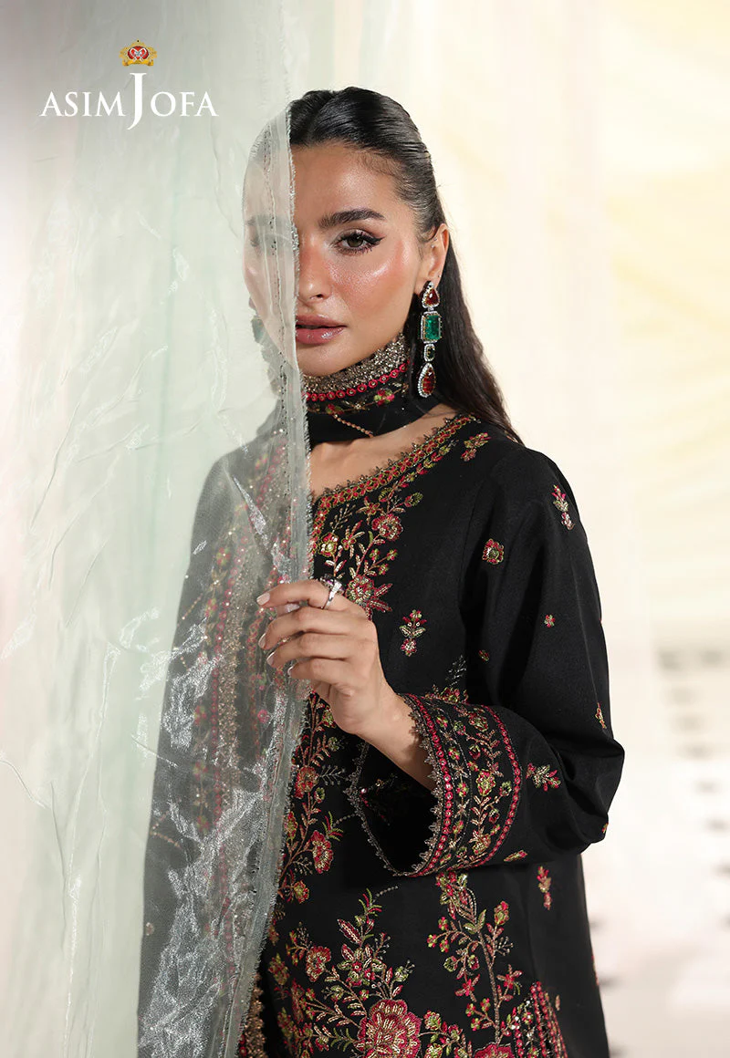 En Vogue By Asim Jofa Unstitched 3 Piece Formals Collection-AJUEV-14 - Image 6