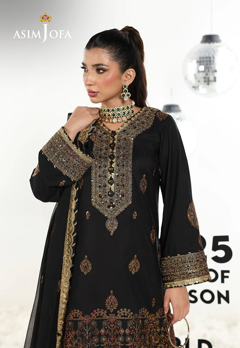 En Vogue By Asim Jofa Unstitched 3 Piece Formals Collection-AJUEV-18 - Image 5