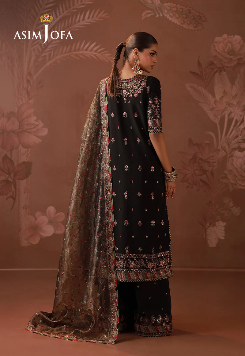 Zari By Asim Jofa Unstitched 3 Piece Festive Formals Suit-AJULD-05 - Image 3