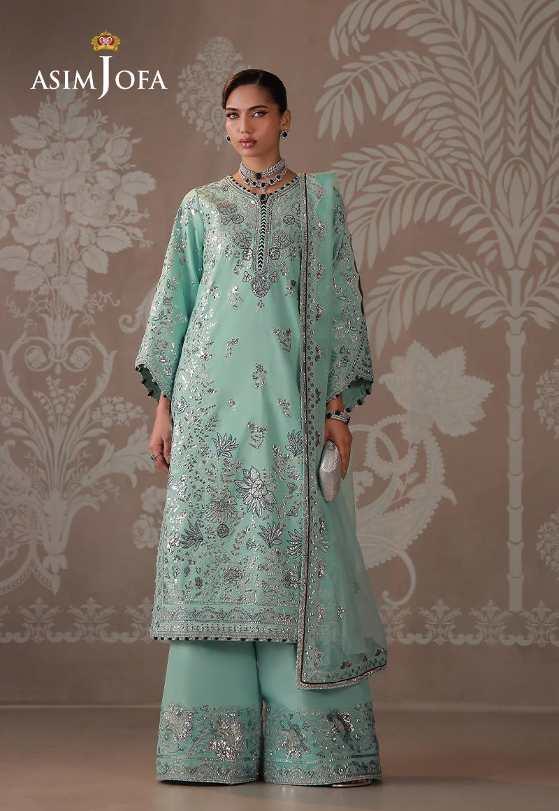 Zari By Asim Jofa Unstitched 3 Piece Festive Formals Suit-AJULD-09