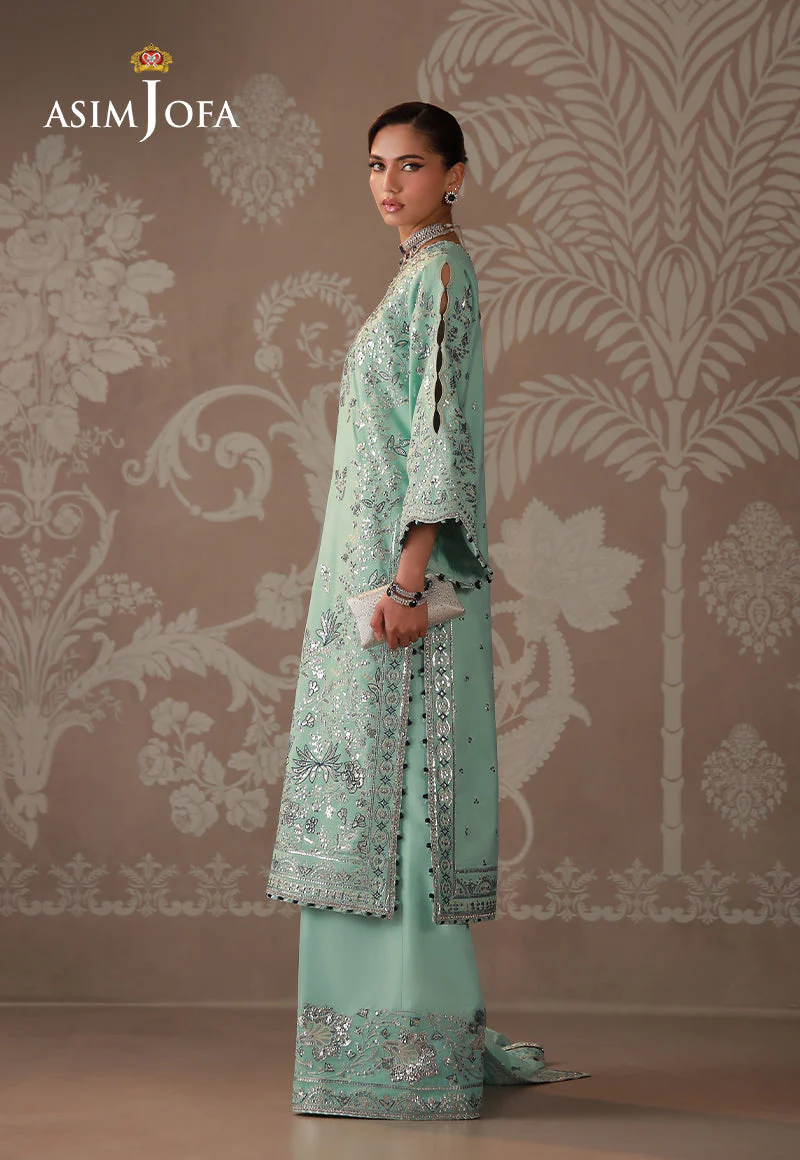 Zari By Asim Jofa Unstitched 3 Piece Festive Formals Suit-AJULD-09 - Image 3