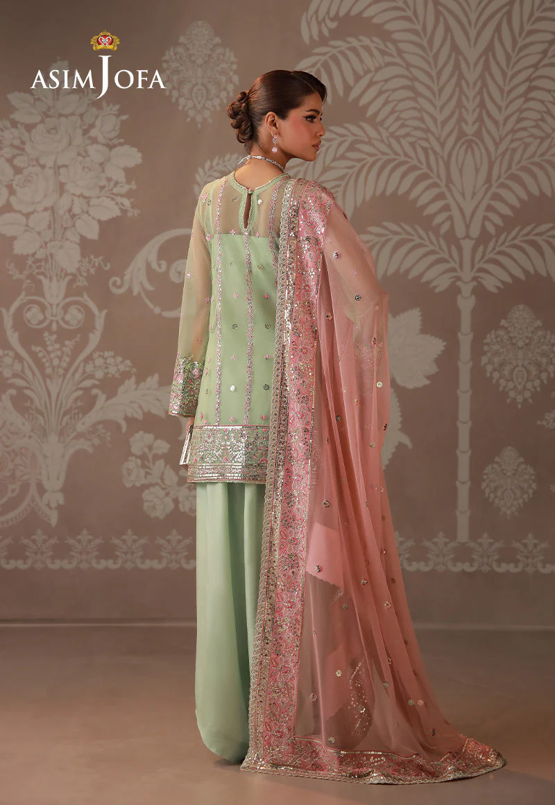 Zari By Asim Jofa Unstitched 3 Piece Festive Formals Suit-AJULD-10 - Image 3