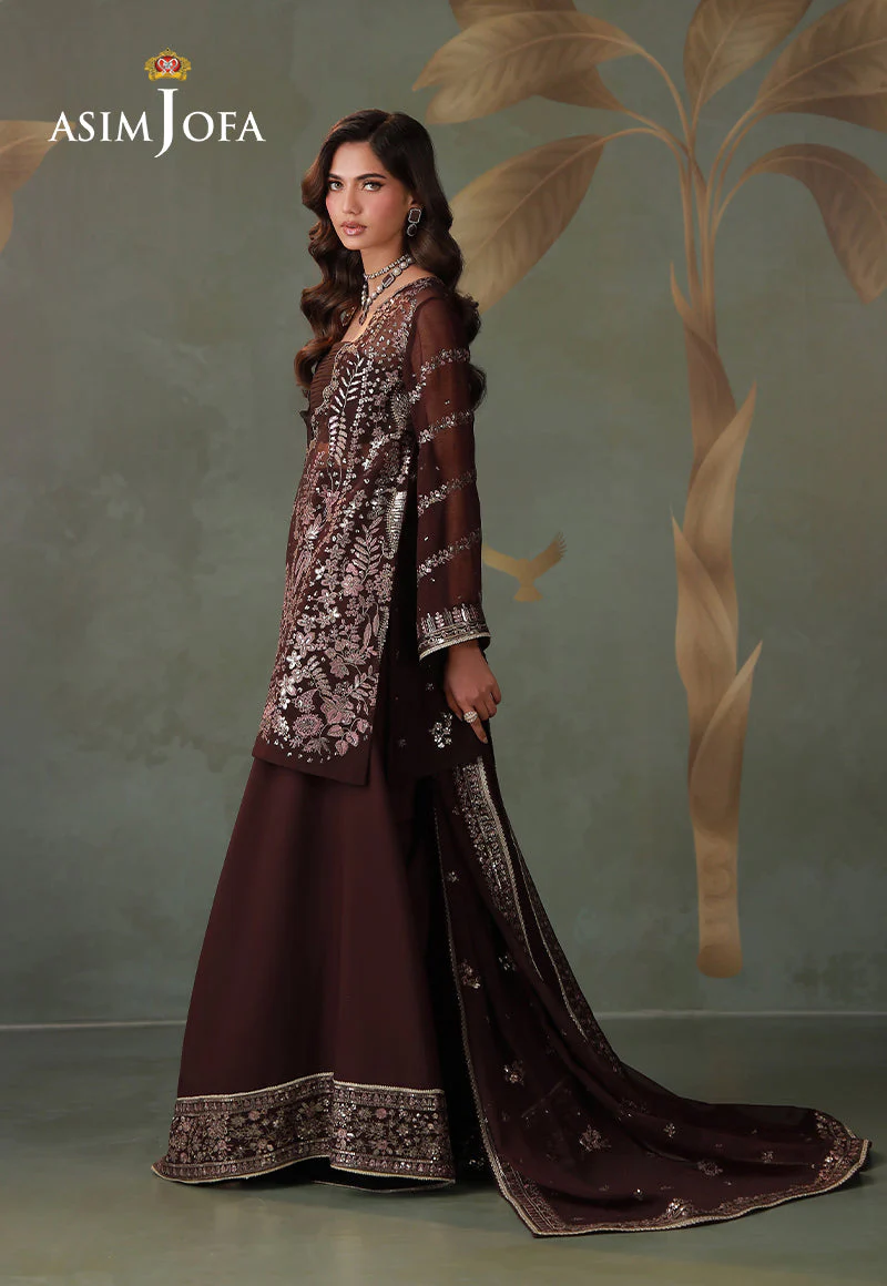 Zari By Asim Jofa Unstitched 3 Piece Festive Formals Suit-AJULD-12 - Image 2