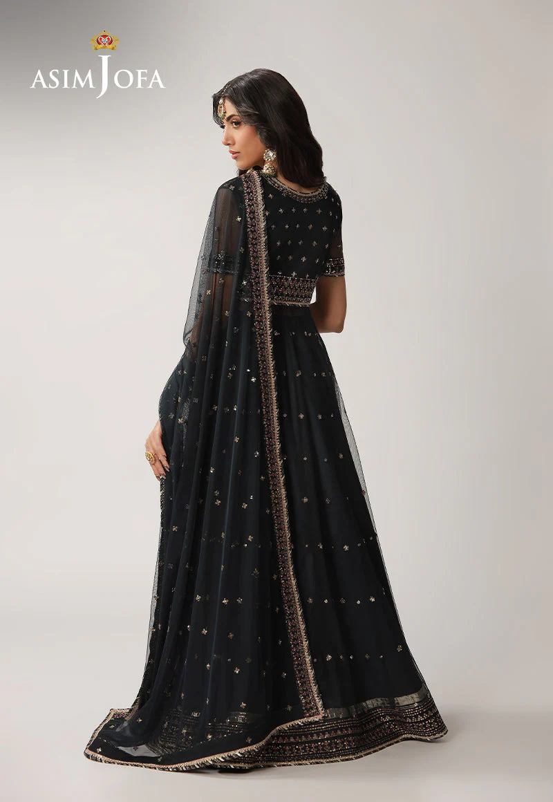 Layaan By Asim Jofa Unstitched 3 Piece Festive Formals Suit-AJULO-02 - Image 2