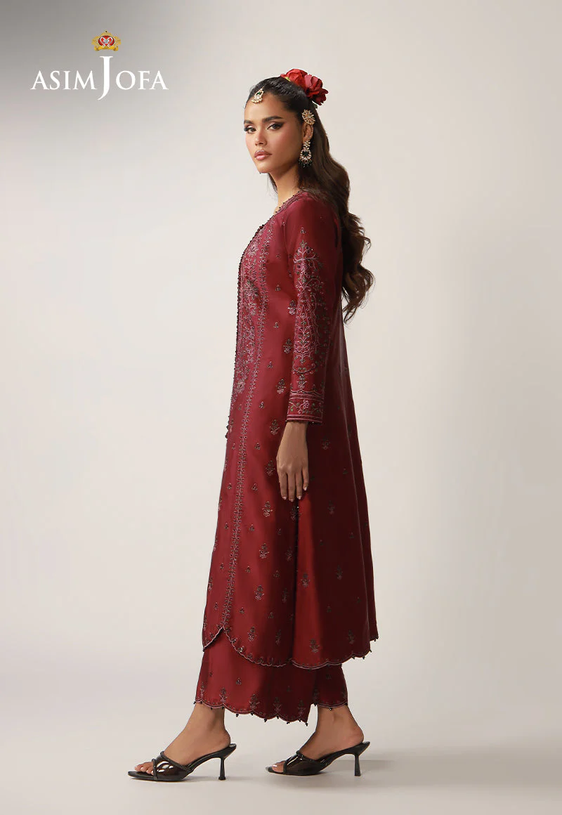 Layaan By Asim Jofa Unstitched 2 Piece Festive Formals Suit-AJULO-03 - Image 3