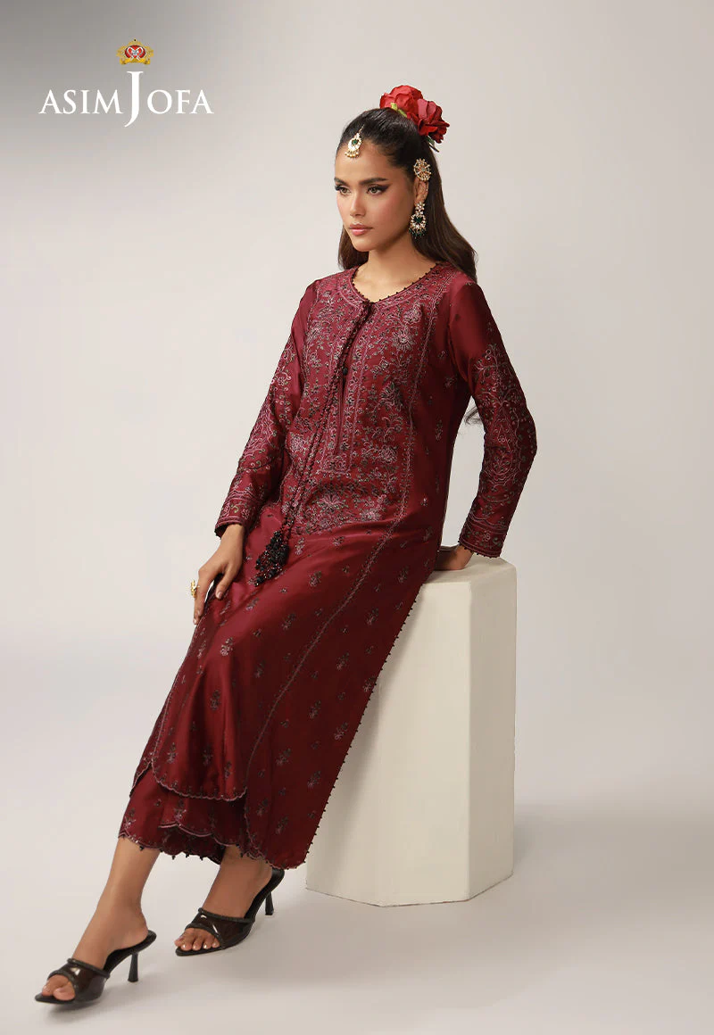 Layaan By Asim Jofa Unstitched 2 Piece Festive Formals Suit-AJULO-03 - Image 6