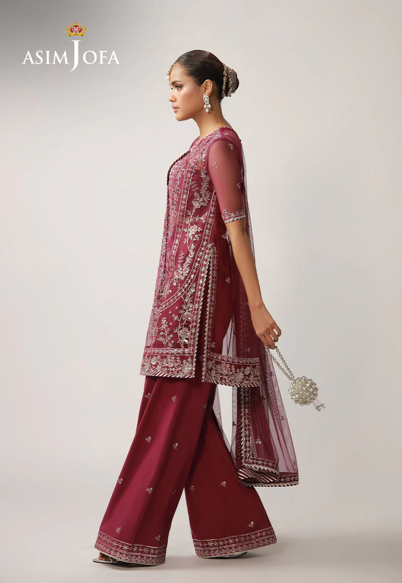 Layaan By Asim Jofa Unstitched 3 Piece Festive Formals Suit-AJULO-04 - Image 2