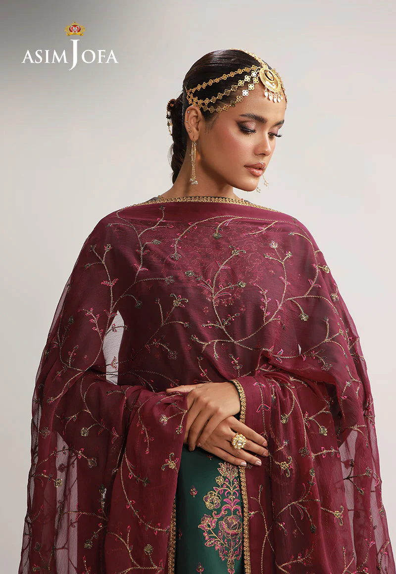 Layaan By Asim Jofa Unstitched 3 Piece Festive Formals Suit-AJULO-06 - Image 4