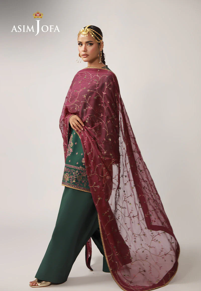 Layaan By Asim Jofa Unstitched 3 Piece Festive Formals Suit-AJULO-06 - Image 5