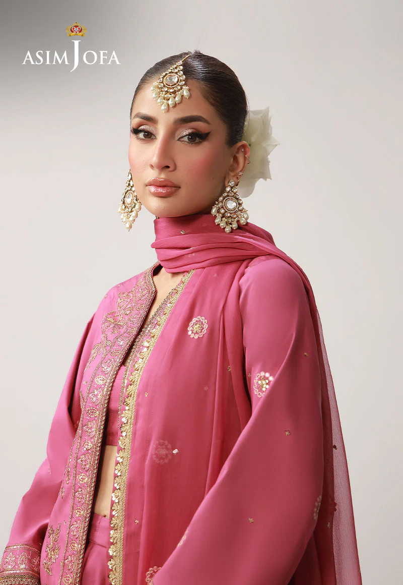 Layaan By Asim Jofa Unstitched 3 Piece Festive Formals Suit-AJULO-10 - Image 5