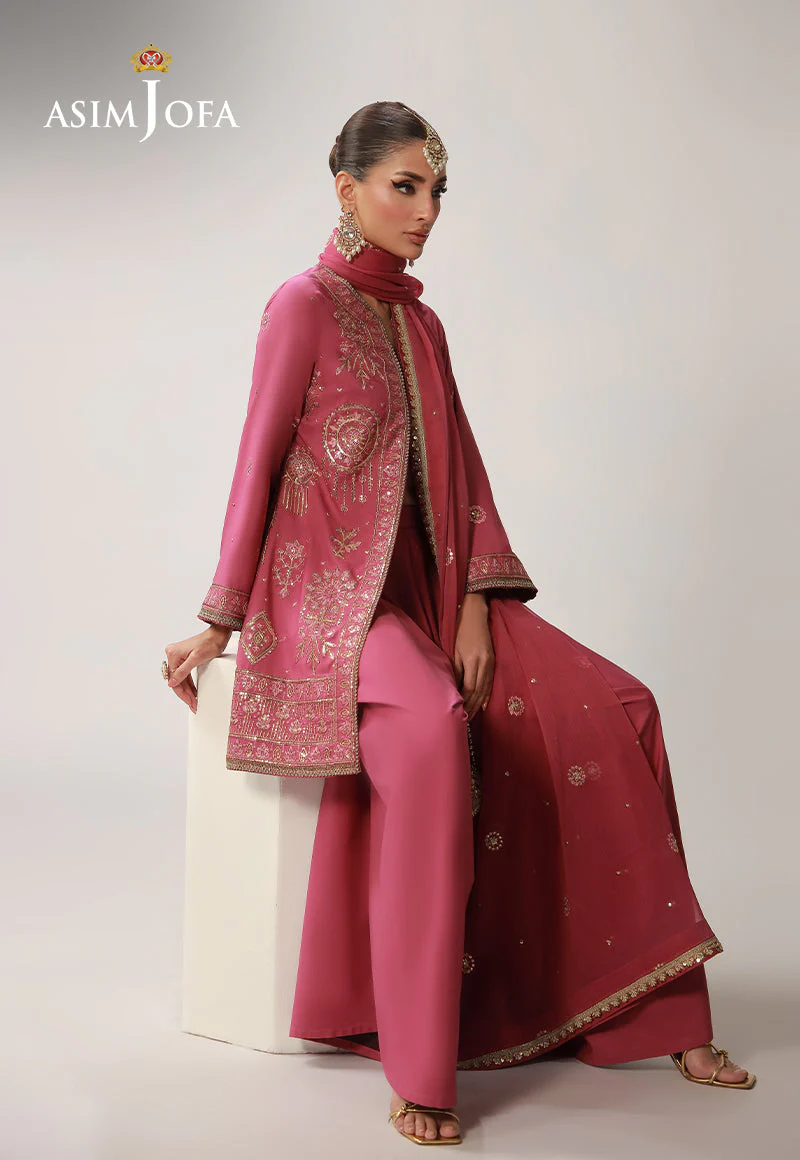 Layaan By Asim Jofa Unstitched 3 Piece Festive Formals Suit-AJULO-10 - Image 6