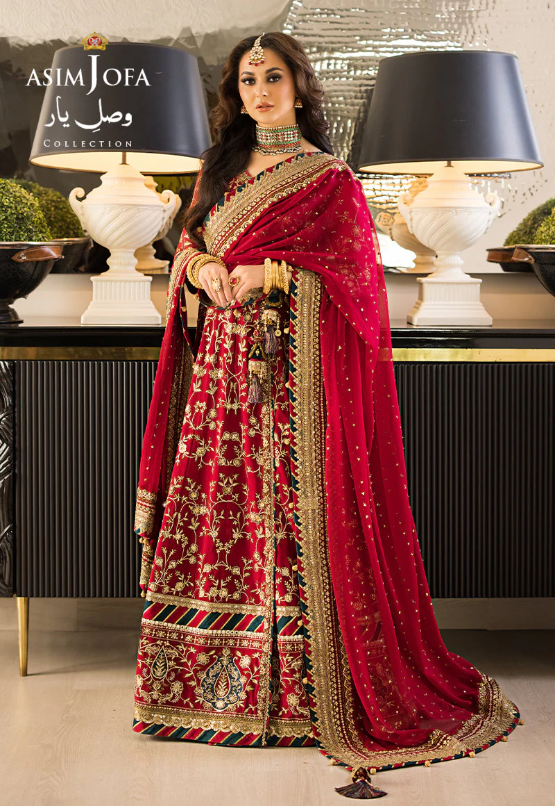 Asim Jofa Vasl e Yaar '23 Ajvy-10 Designers Stitched Embroidered Organza 3 Pcs - Image 11
