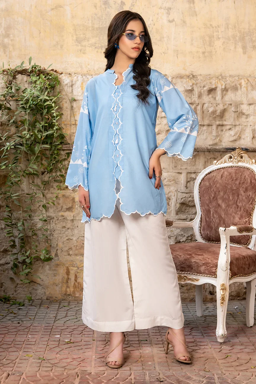 Dhaga Stitched 2 Piece Summer Suit-Alaida - Image 6