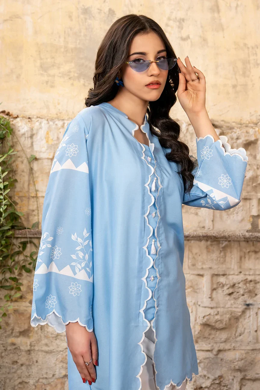 Dhaga Stitched 2 Piece Summer Suit-Alaida - Image 8