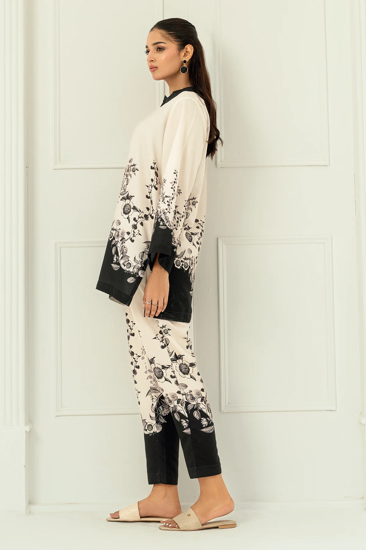 Nairah Stitched Co Ords Summer Suit-Alaya - Image 5