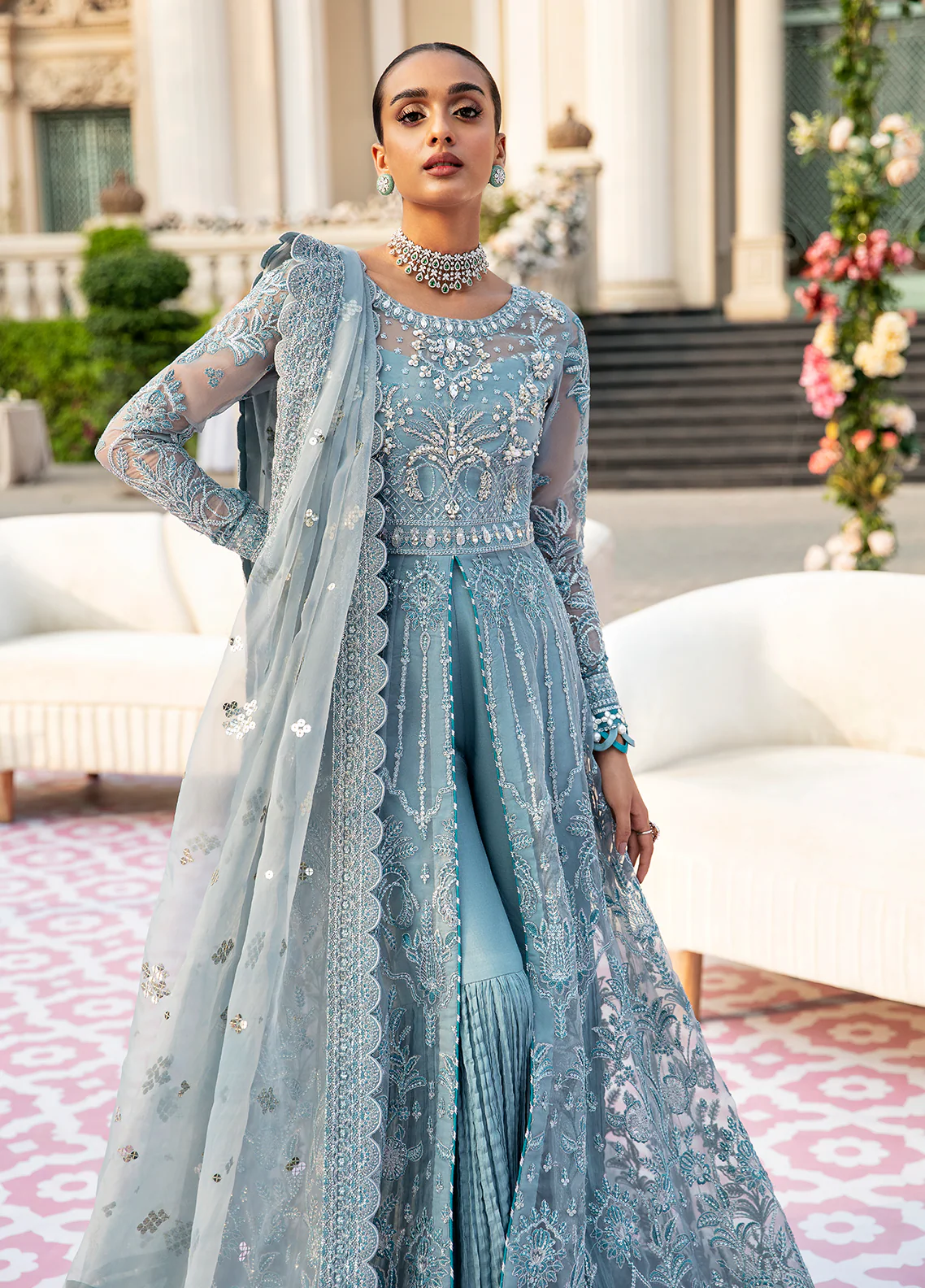 Gulaal Unstitched 3 Piece Wedding Suit-ALEEN (GL-WU-23V1-03) - Image 3