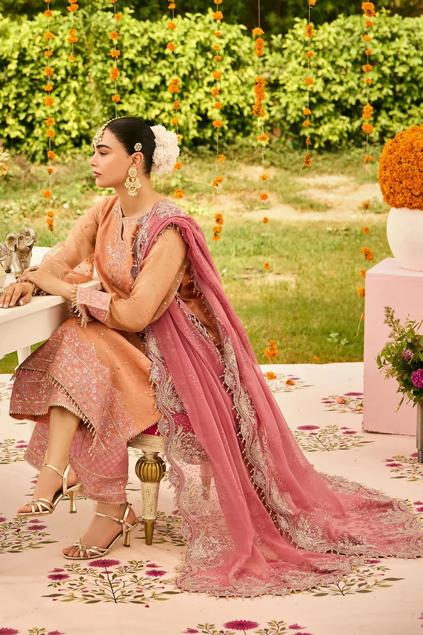 Shehnai By Alizeh Unstitched 3 Piece Festive Formals Colection'2025-Af-Zn-2218-Sitara - Image 3