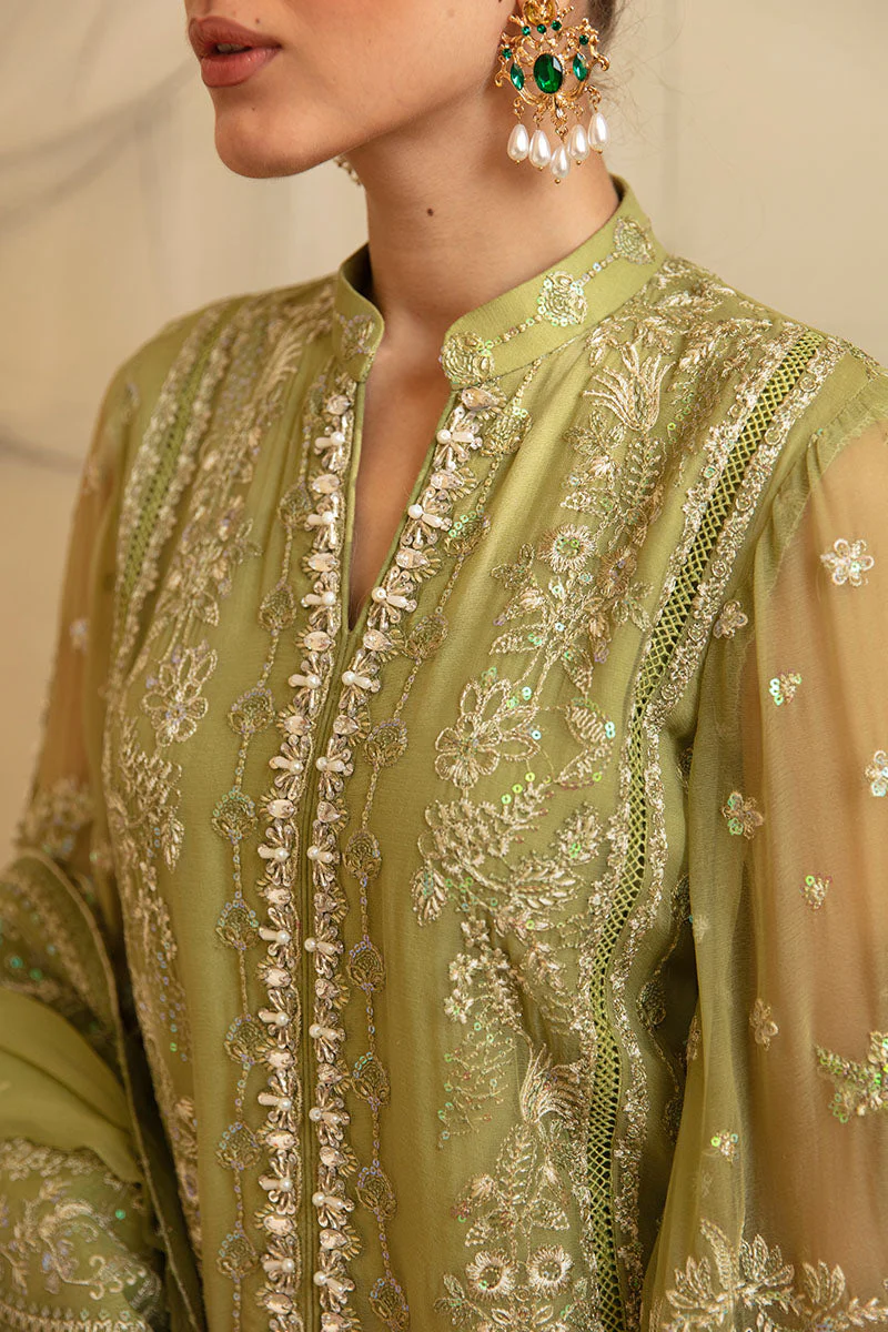 Gulaal Unstitched 3 Piece Emb Chiffon Suit-Almendra-GL-EC-24V2-05 - Image 3