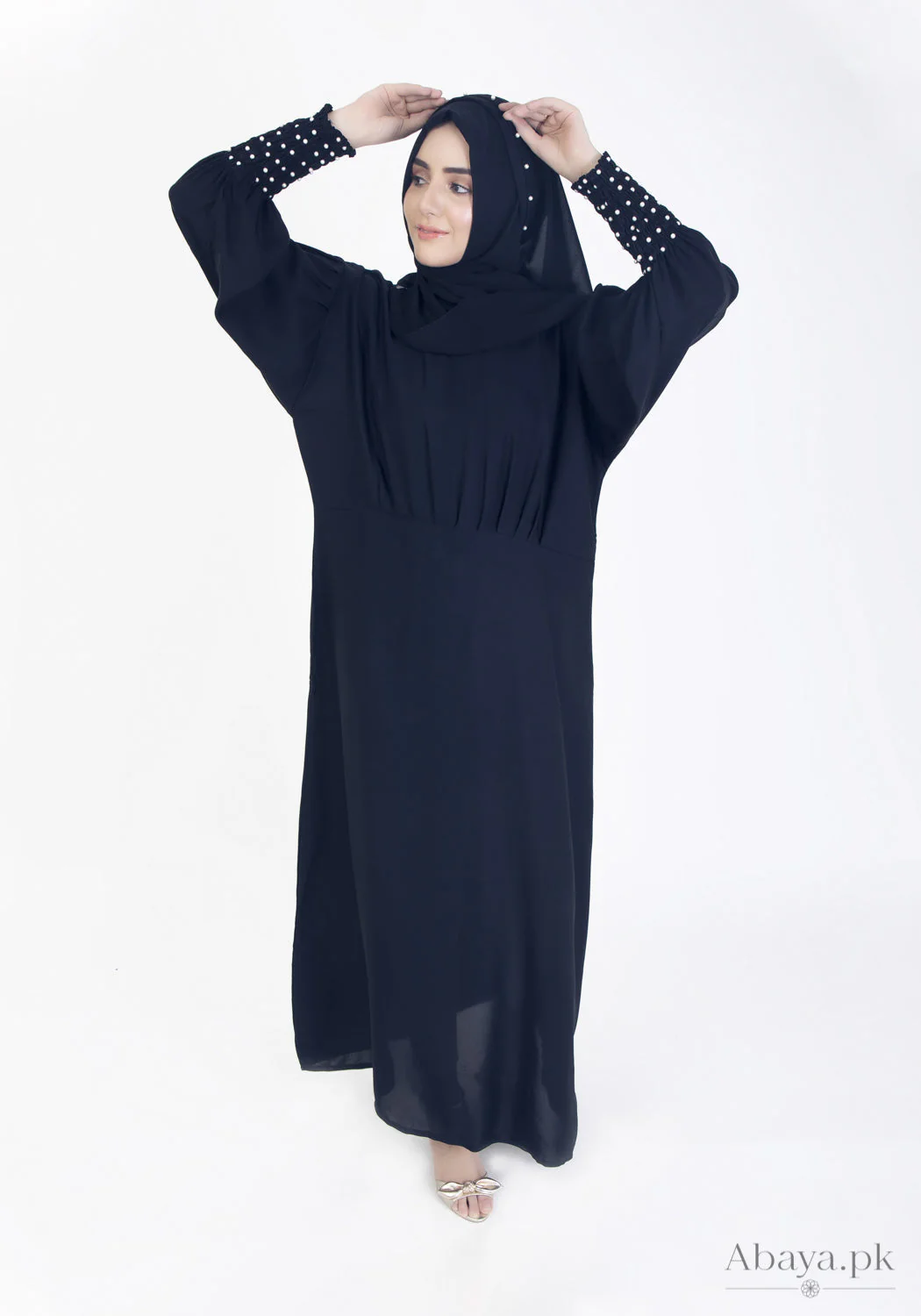 Abaya.Pk ALVINA BLUE ABAYA - Image 5