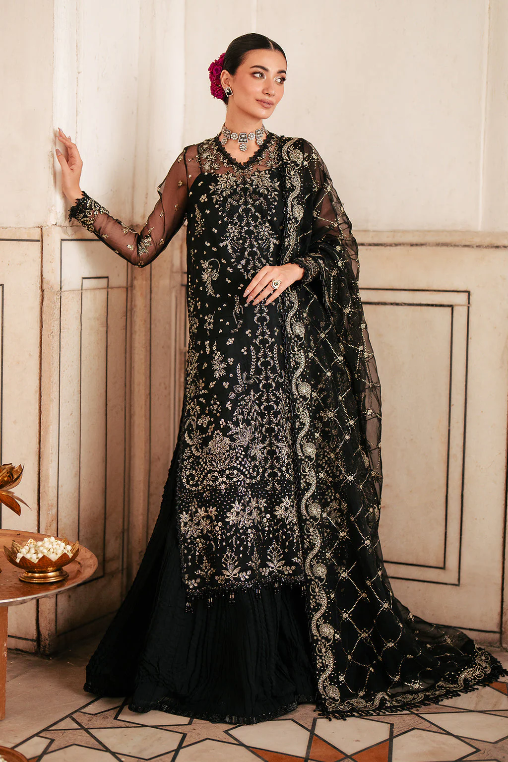Silsila By Meeral Unstitched 3 Piece Formals Suit-Amaya - Image 5