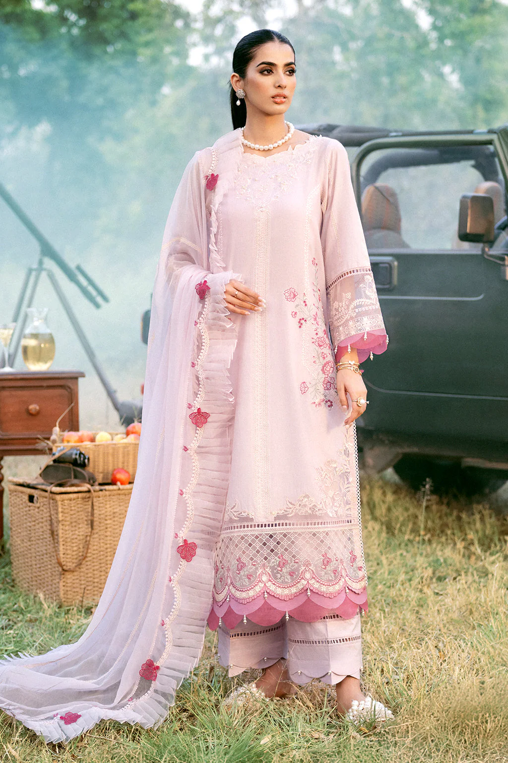Sardinia Unstitched 3 Piece Luxury Lawn Collection-AMELIA