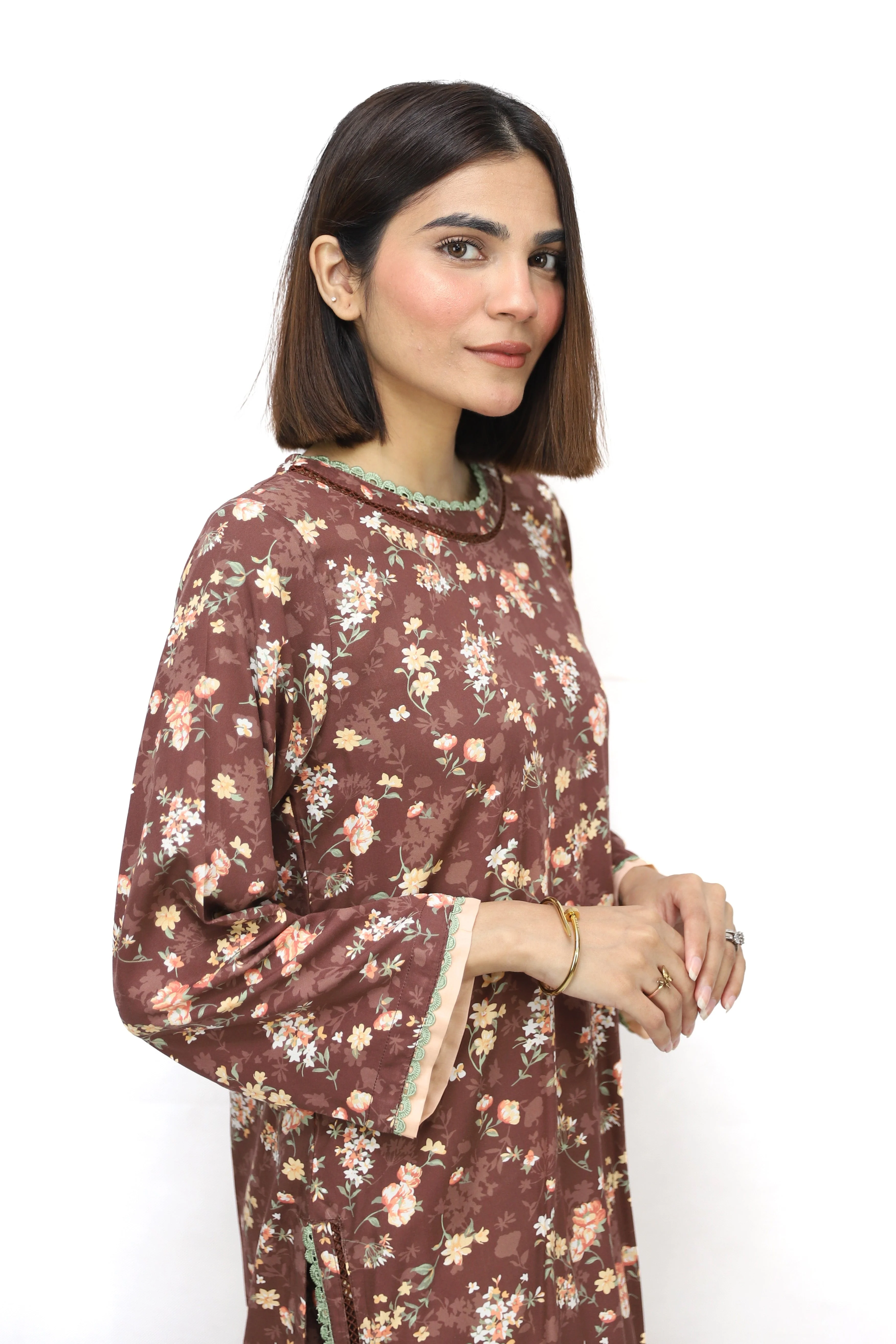 Amna Ali Nawaz Stitched Co Ord  Suit-AMMARA - Image 2