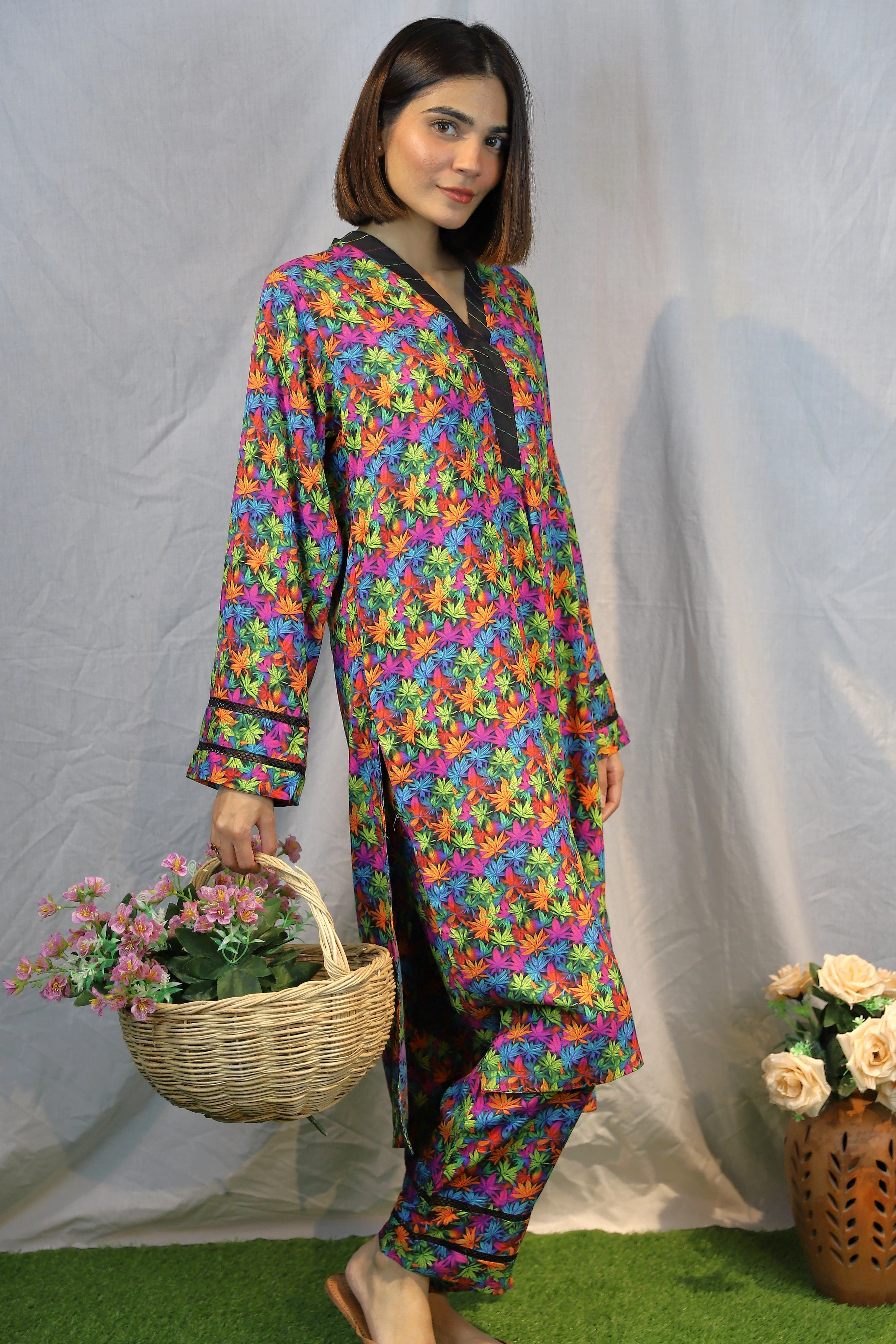 Amna Ali Nawaz Stitched Co Ord  Suit-KAIRA