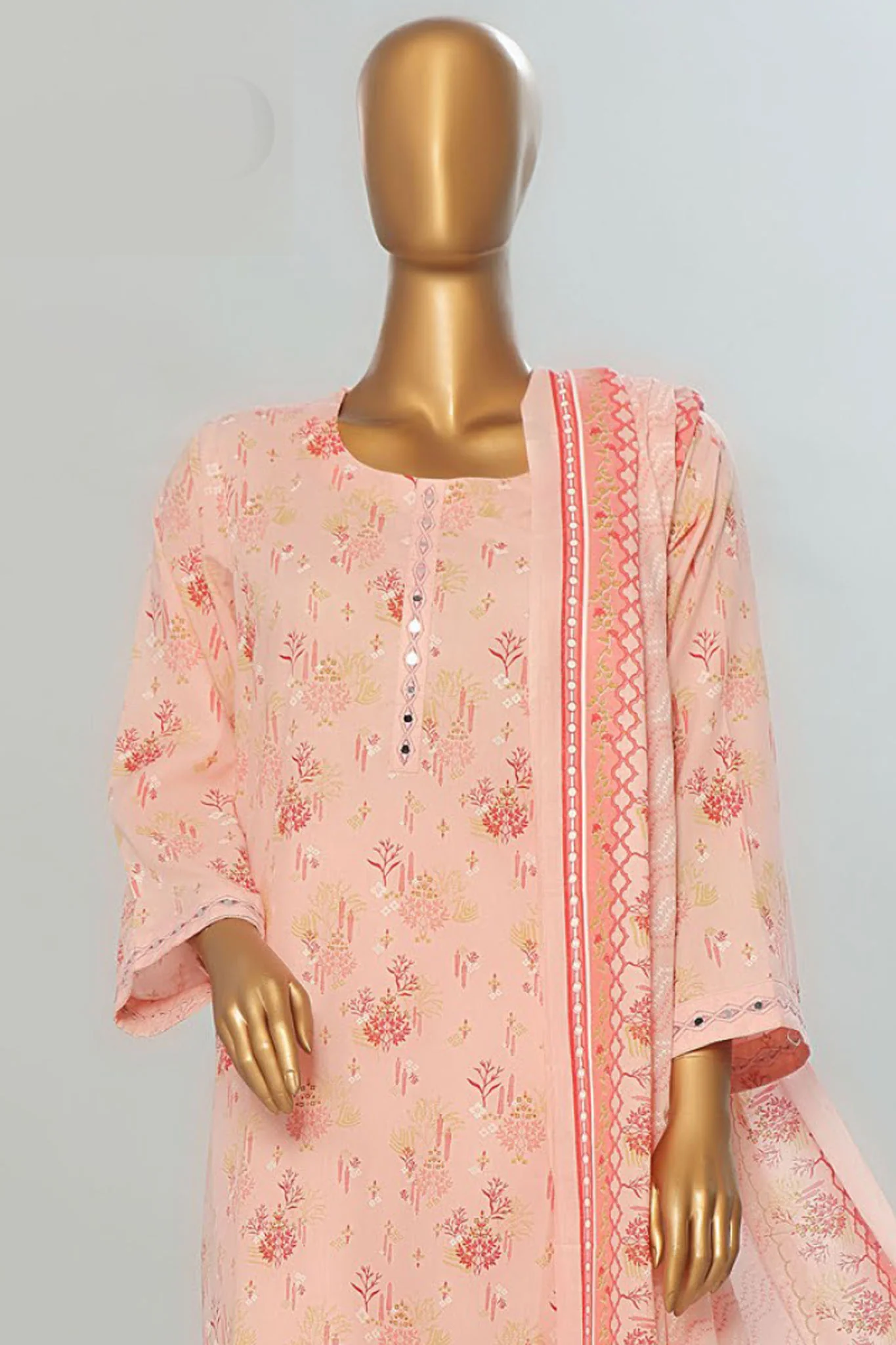 Amna Khadija Unstitched 3 Piece Wrinkle Free Prints Vol-23 Suit-WFP-1139-D - Image 2