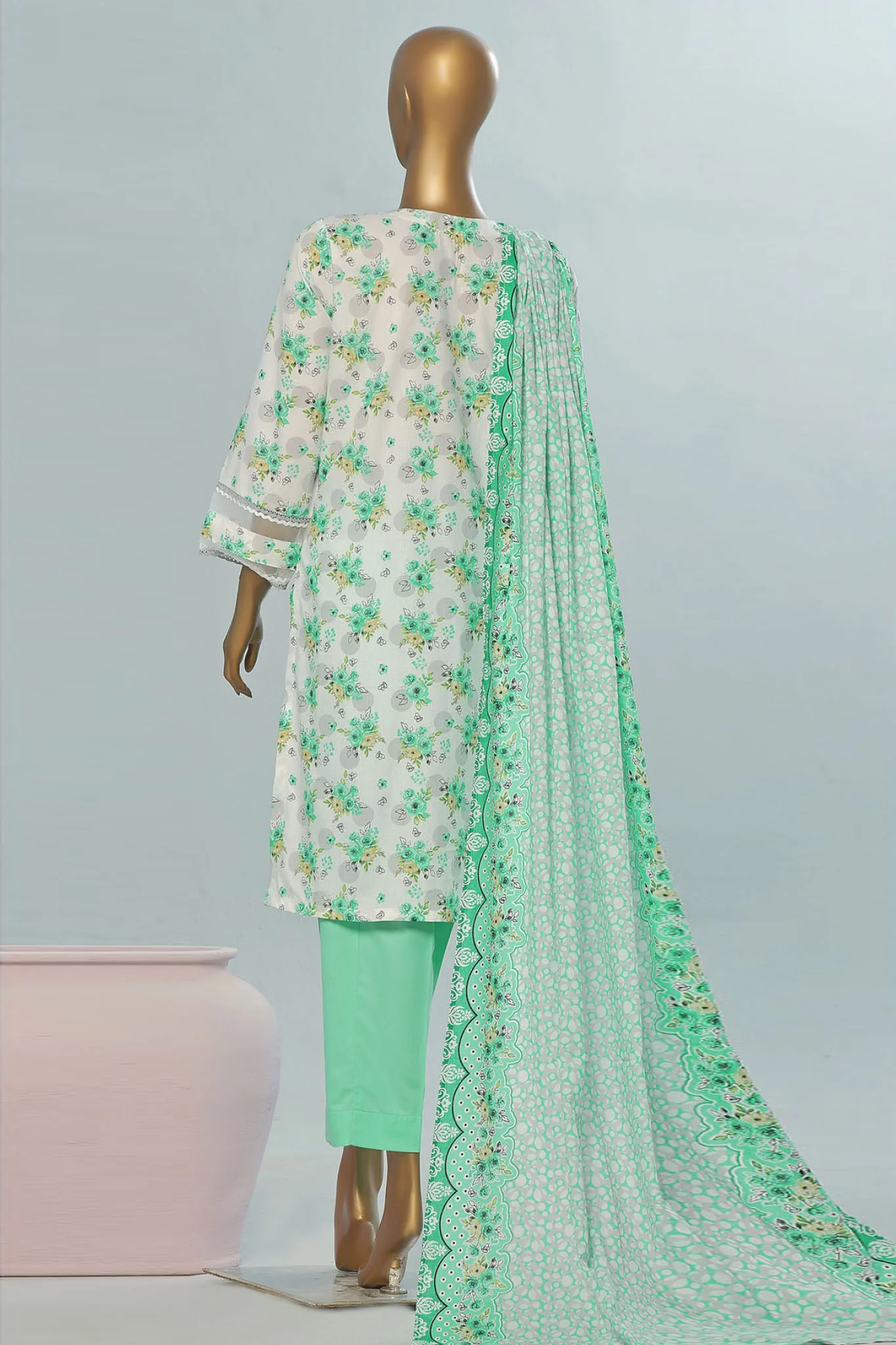 Amna Khadija Unstitched 3 Piece Wrinkle Free Prints Vol-23 Suit-WFP-1141-D - Image 3