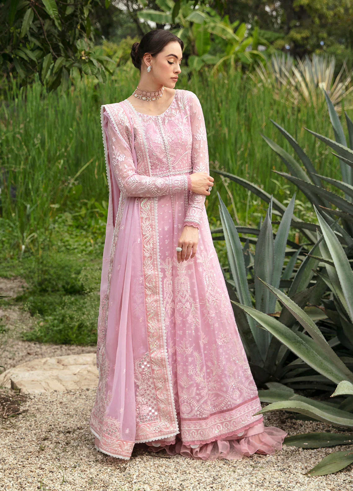 Chant de l'Amour' by Gulaal Unstitched 3 Piece Eid Formals Vol 1 Suit-AMOUR (GL-EC-24V1-01) - Image 4