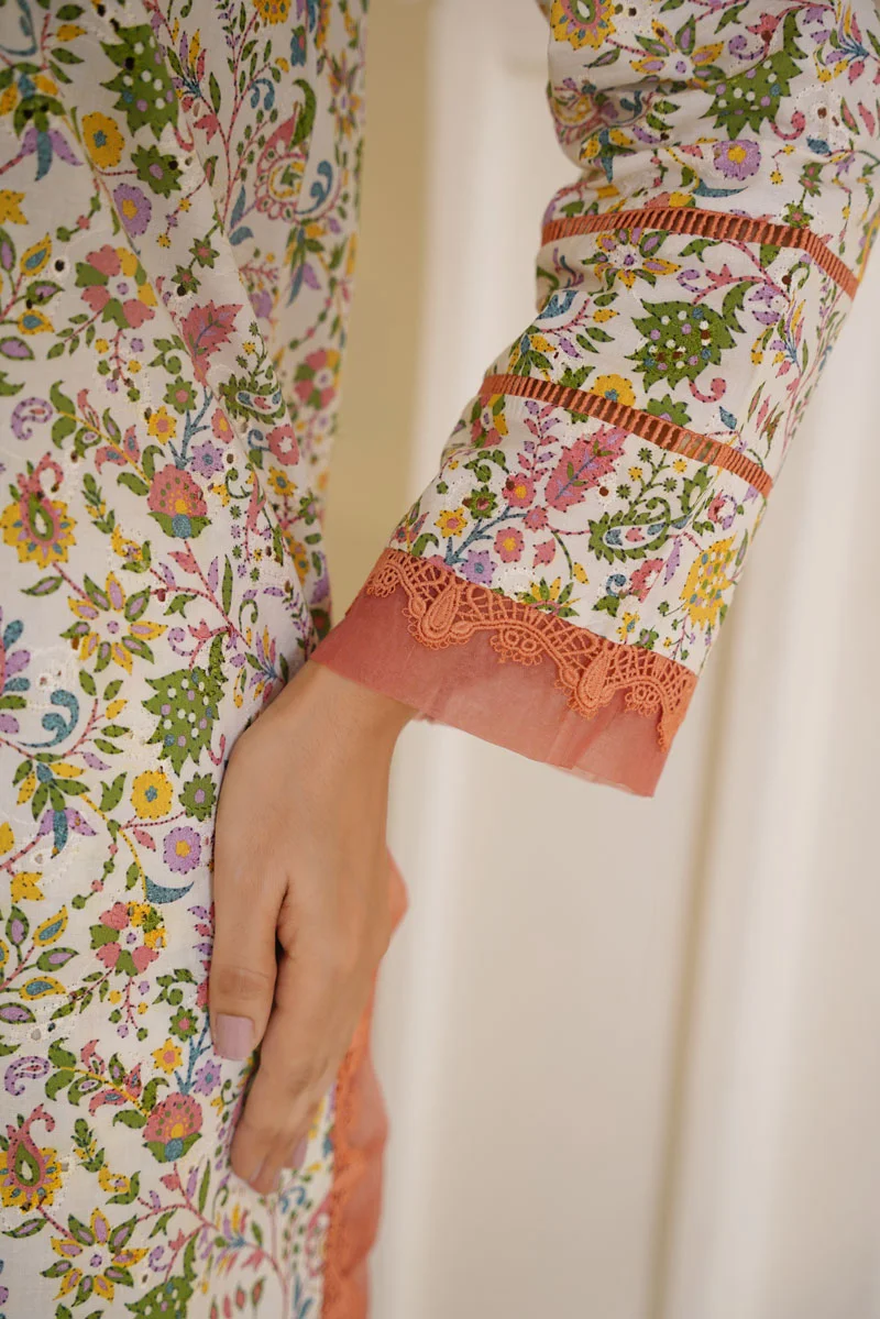 Gulbahar By Arha Eman Stitched Summer Suit-Bloom – Yellow 3 Piece Suit - Image 3