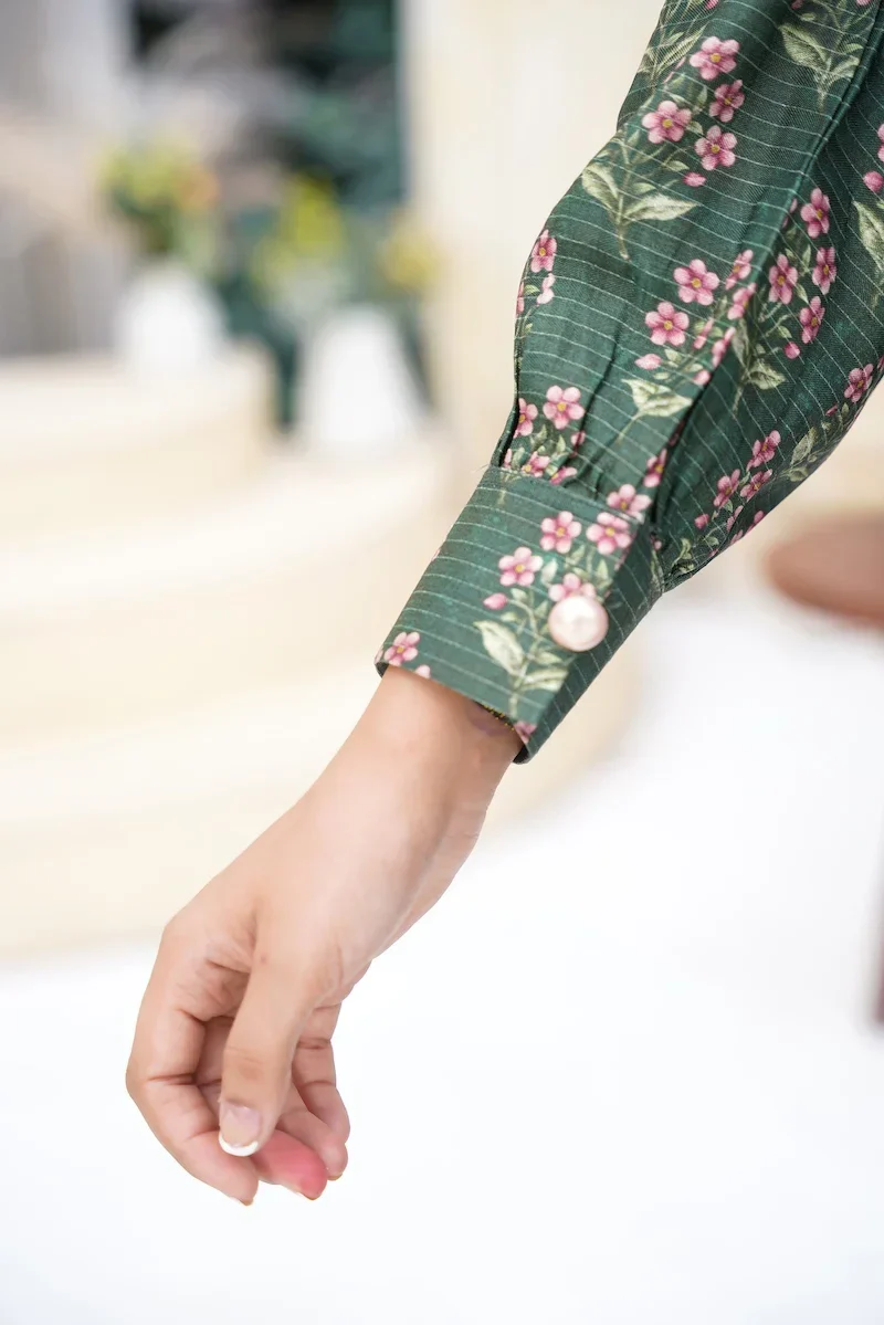 Arha Eman Stitched Winter Suit-Botanica – 2 Piece Coord - Image 5