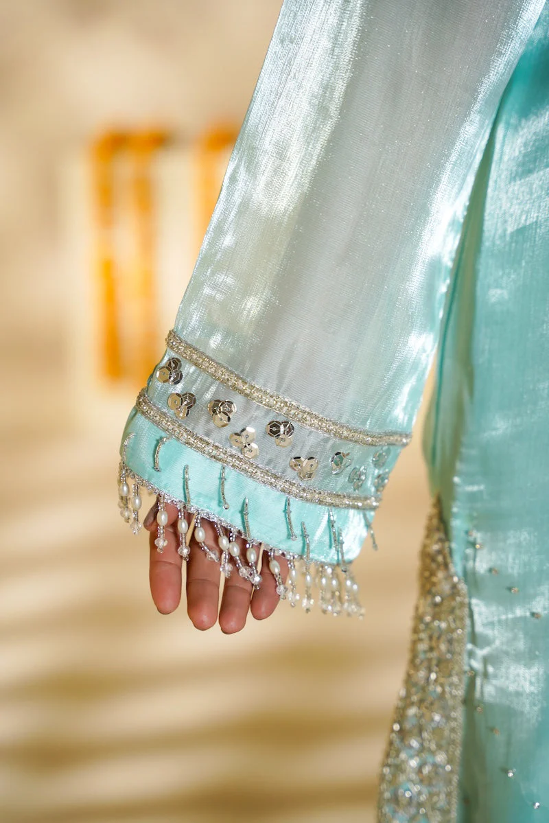 Arha Eman Stitched Formals Suit-Gul-e-Ferozi - Image 4