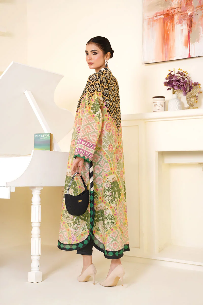 Gulbahar By Arha Eman Stitched Summer Suit-Nazo Edit Serenity – Kaftaan - Image 4