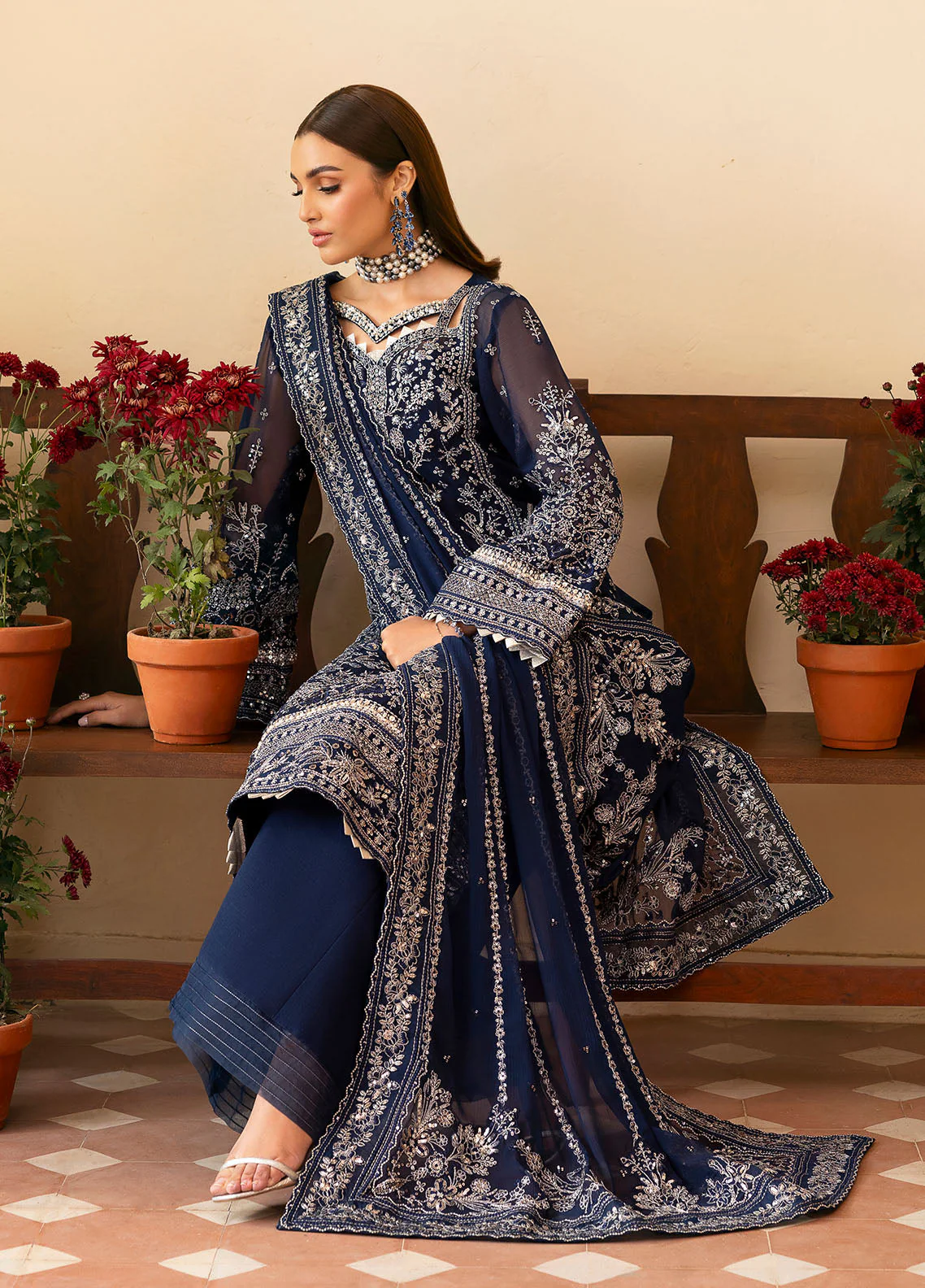 Reverie By Gulaal Unstitched 3 Piece Formals Suit-Arista - Image 3