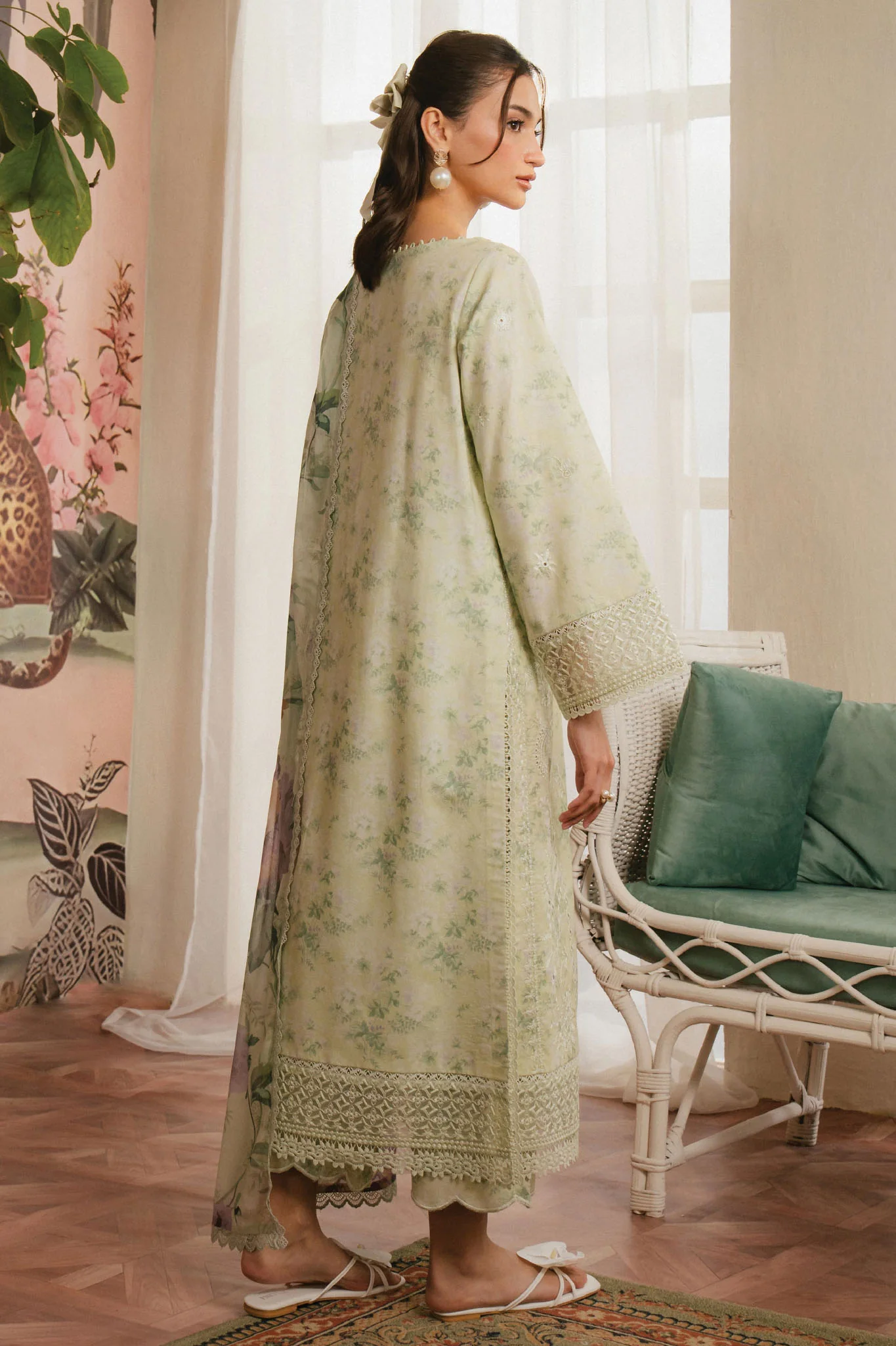 Armelia by Ayzel Unstitched 3 Piece Printed Lawn Collection-AL-V1-01-Mirelia - Image 3
