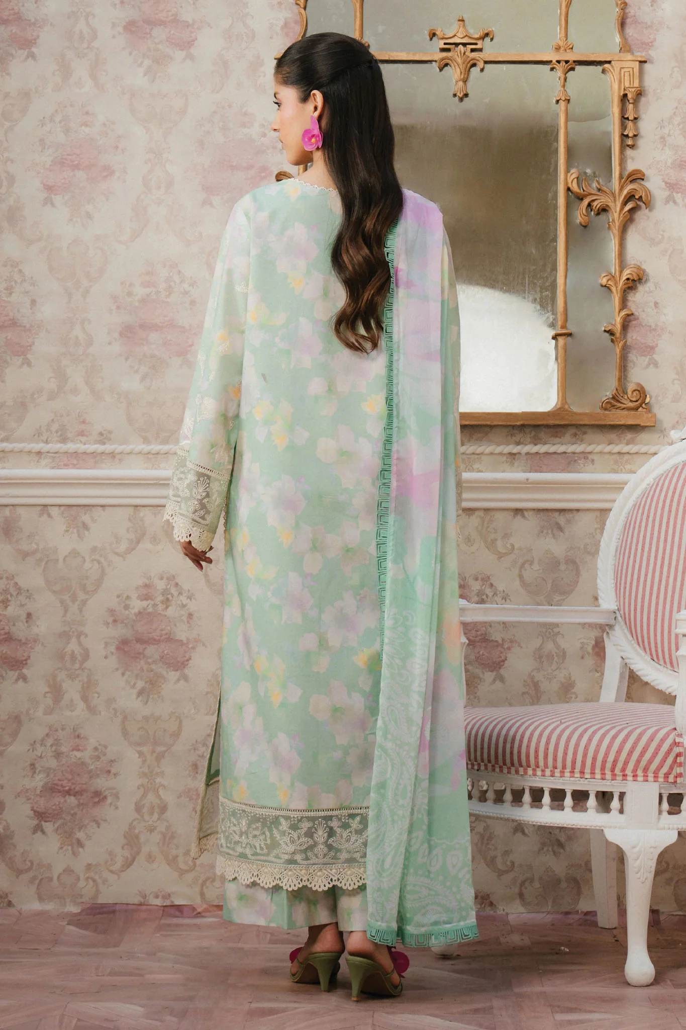 Armelia by Ayzel Unstitched 3 Piece Printed Lawn Collection-AL-V1-03-Liora - Image 3