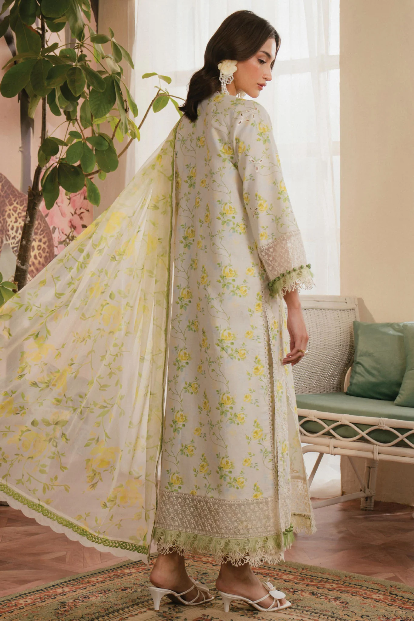 Armelia by Ayzel Unstitched 3 Piece Printed Lawn Collection-AL-V1-06-Cyrilla - Image 3