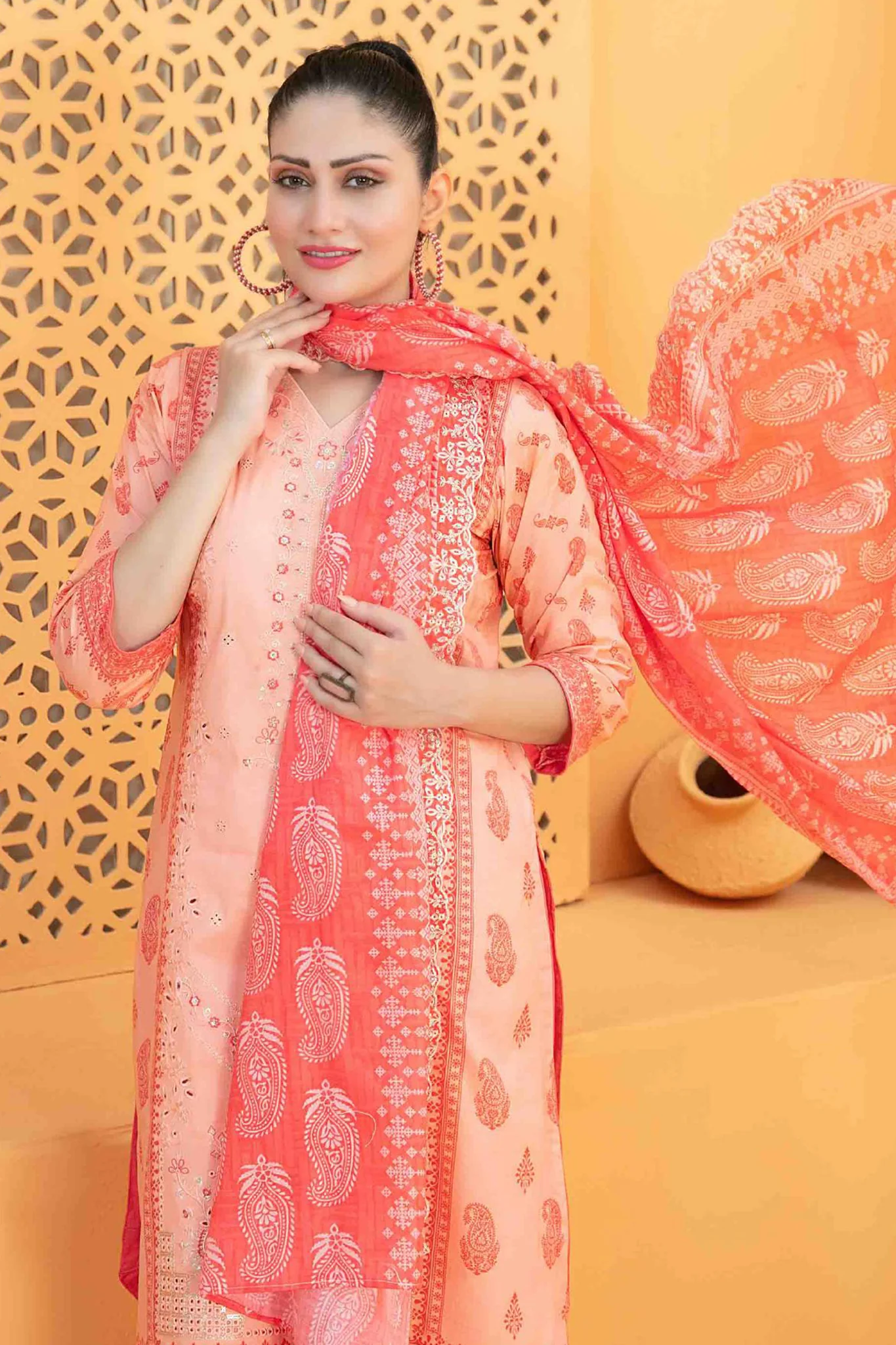 Ashleena By Tawakkal Unstitched 3 Piece Emb Digital Print Lawn Suit-D-3279 - Image 2