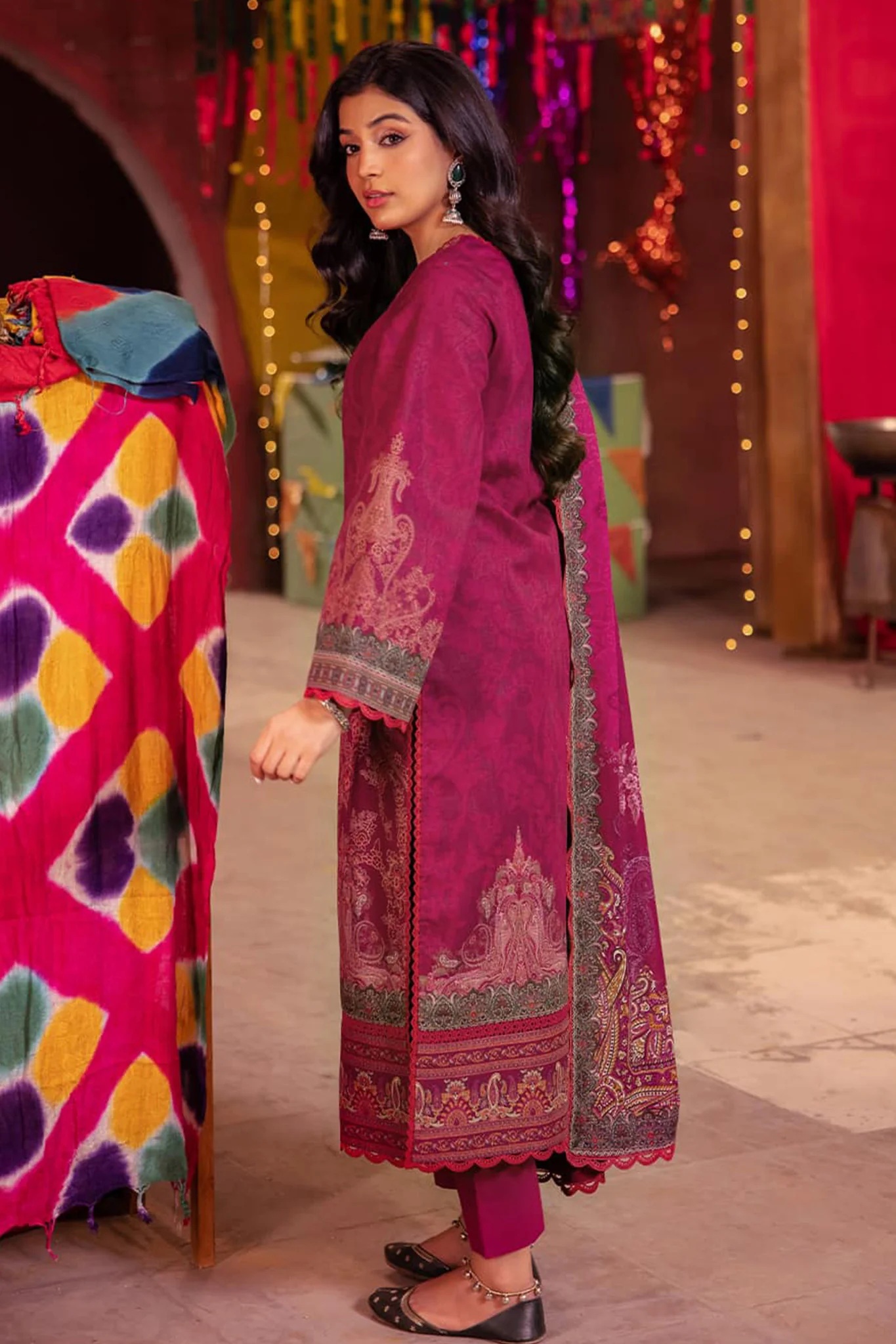 Asim Jofa Prints Unstitched 3 Piece Digital Lawn Drop-05 Suit-AJEL-12 - Image 4